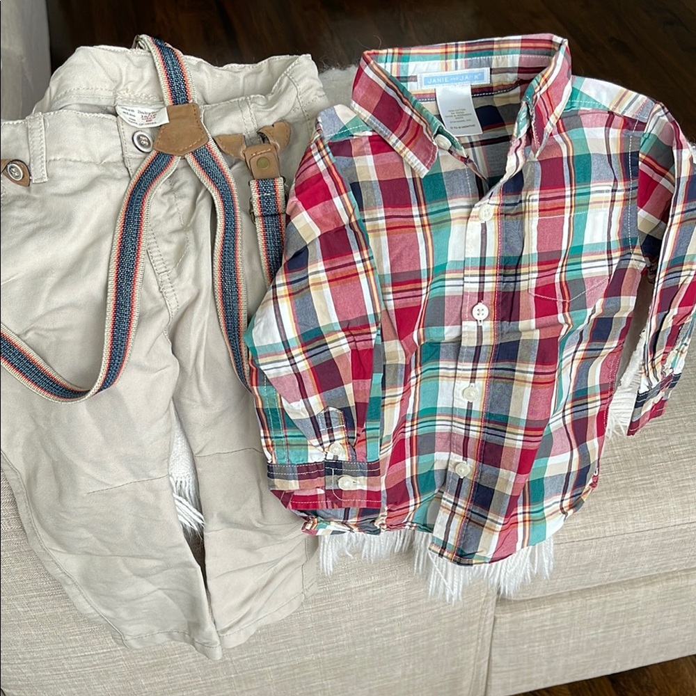 Plaid Multicolor Kids Shirt